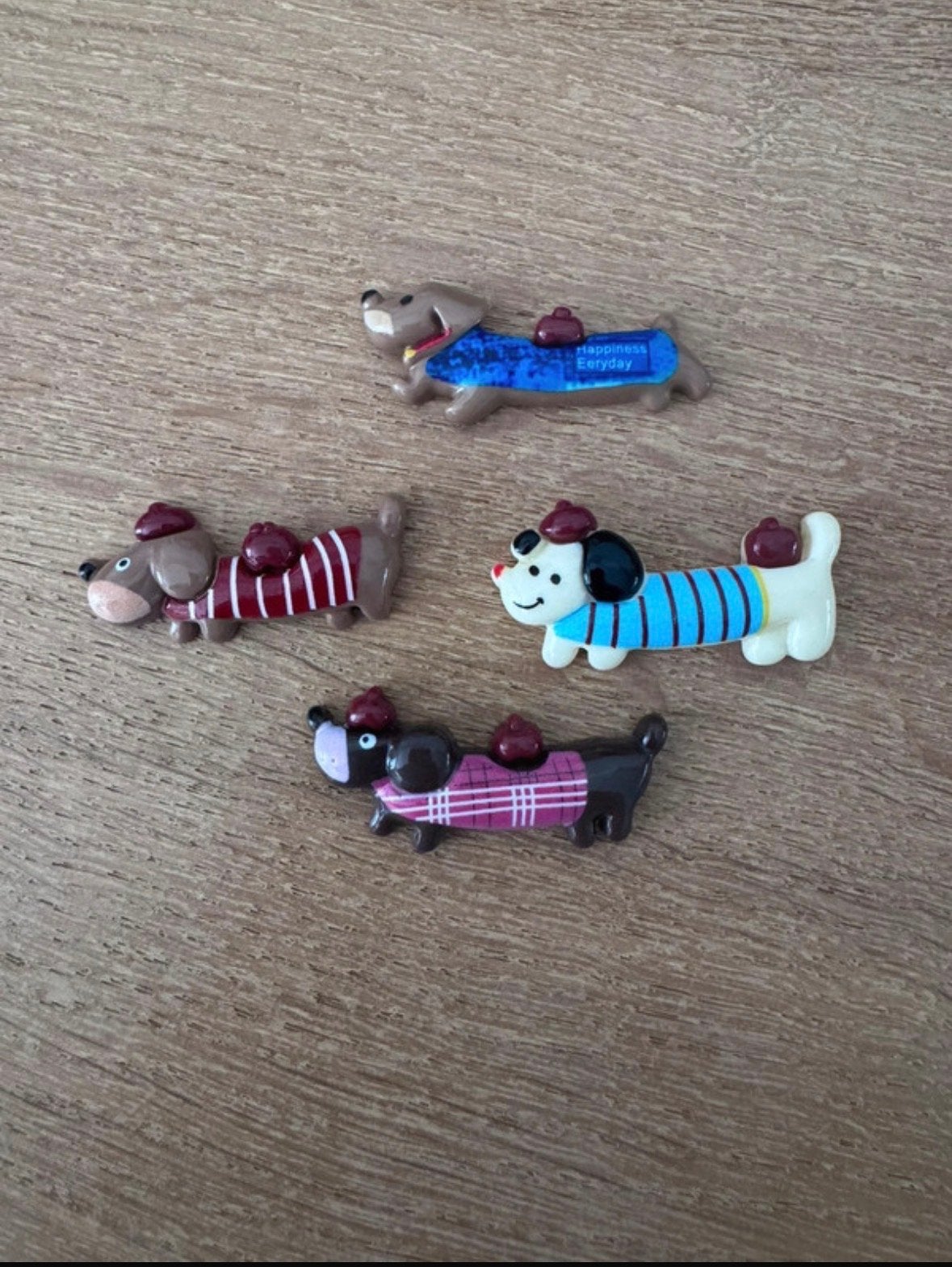 4 Leuke Teckel Koelkastmagneten - Hondjes Magneten, Verzamelen, Overige Verzamelen, Ophalen of Verzenden, Nieuw