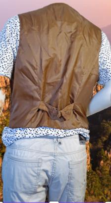 CIANELLI COMPANY😎 suède waistcoat mt 2xl, Bruin, Verzenden, CIANELLI CO., Overige maten