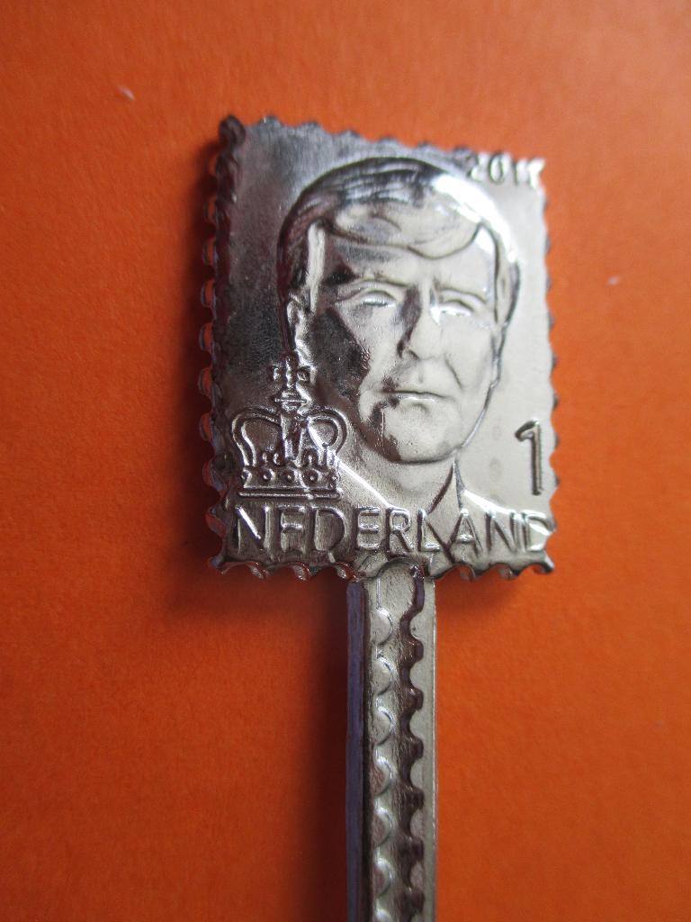 Lepeltje Postzegel Willem Alexander, Verzenden, Zo goed als nieuw