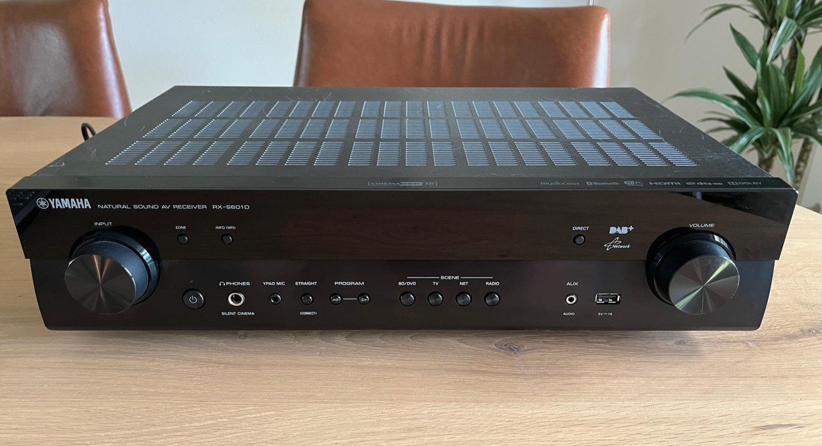 Yamaha RX-S601D Natural Sound AV Receiver, Ophalen, Yamaha, Zo goed als nieuw, 60 tot 120 watt