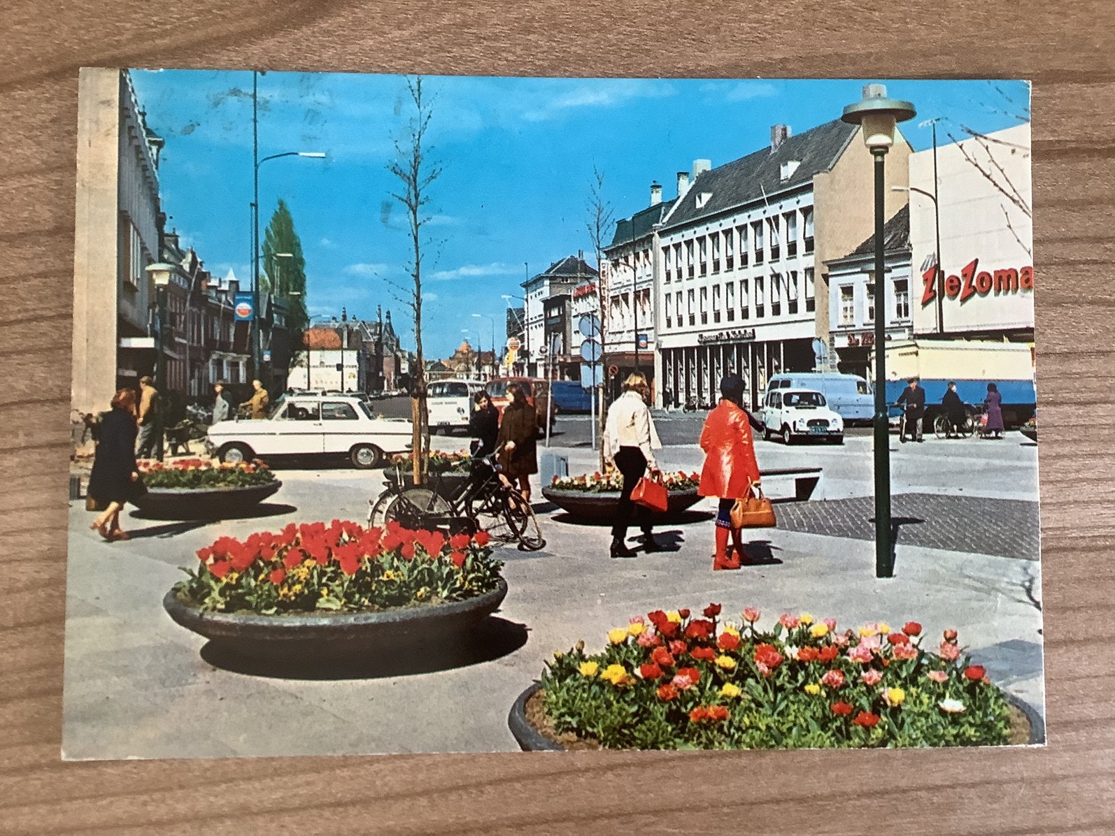 ansichtkaart Helmond, Verzenden, Gelopen