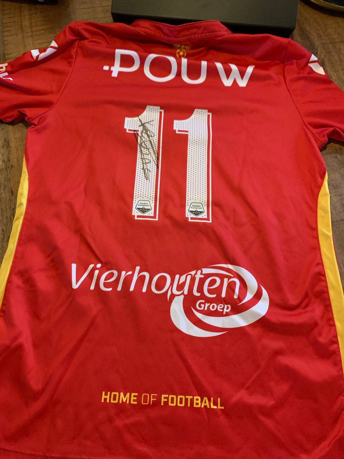 Match issued shirt Go Ahead Eagles #11 Kevin van Kippersluis, Ophalen of Verzenden, Zo goed als nieuw, Overige binnenlandse clubs