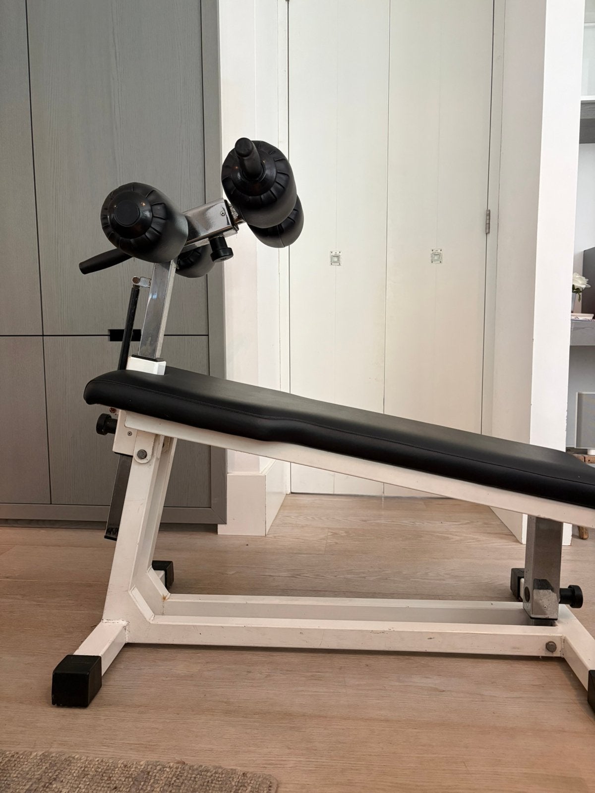 Technogym buikspier fittnesbank, Ophalen, Gebruikt, Fitnessbank
