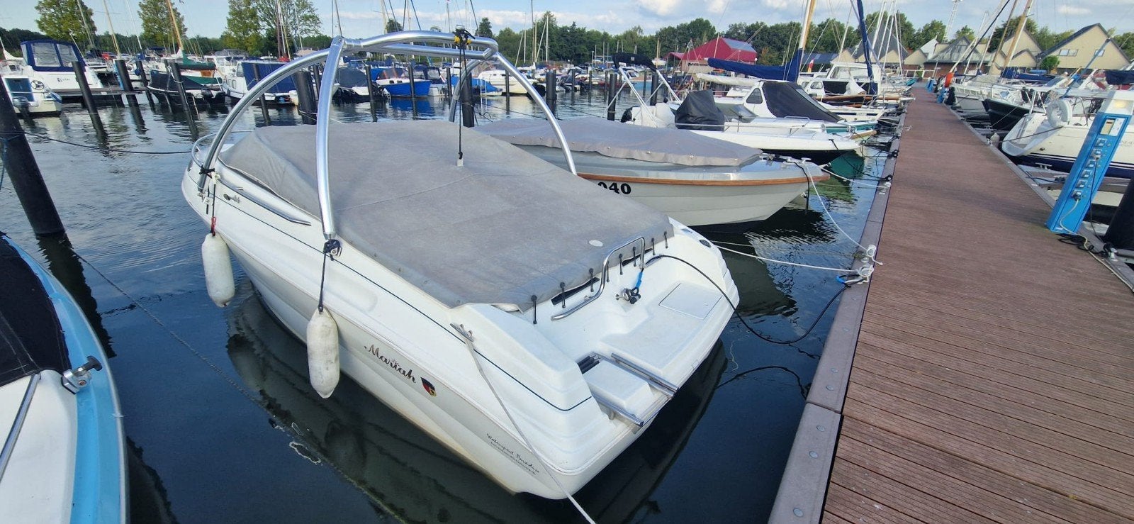 Nette&Snelle Mariah 216 Sport Speedboot inruil auto kan, Watersport en Boten, Speedboten, Ophalen of Verzenden, Polyester, Benzine