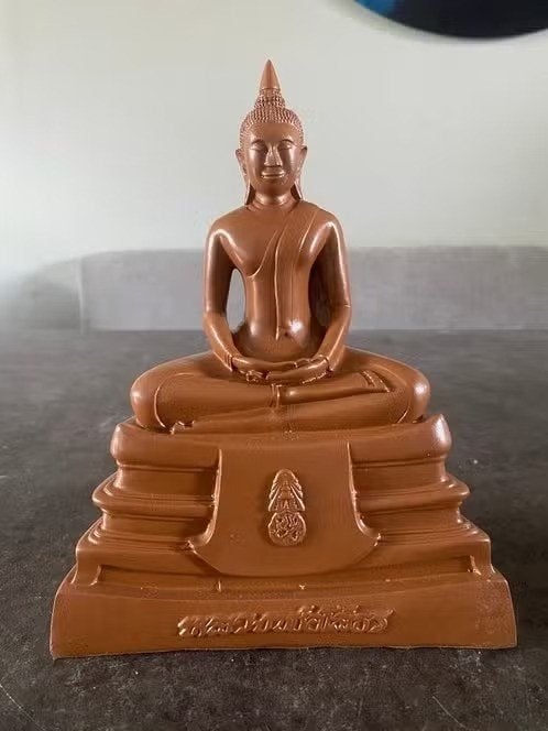 Luang Phor Sothon tempelbeeld – polystone – 23 cm, Ophalen of Verzenden, Zo goed als nieuw, 23 cm, Nvt
