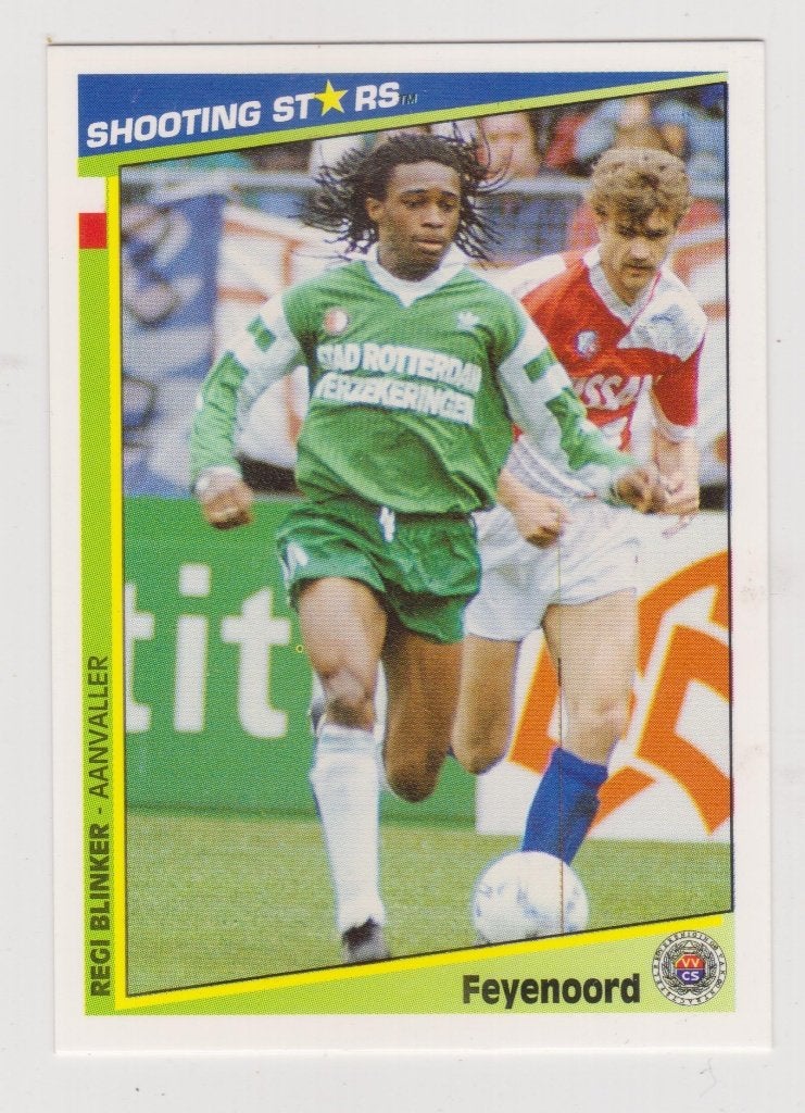Merlin krt Shooting Stars Holland 1992-1993, Verzenden, Zo goed als nieuw, Overige binnenlandse clubs, Poster, Plaatje of Sticker