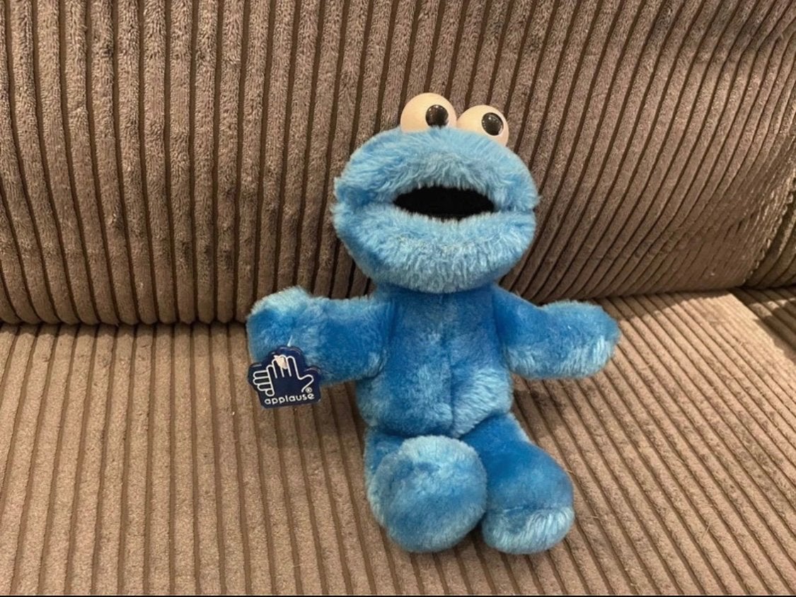 Koekiemonster knuffel applause Sesamstraat sesame street, Ophalen of Verzenden, Zo goed als nieuw, Blauw, Overige typen