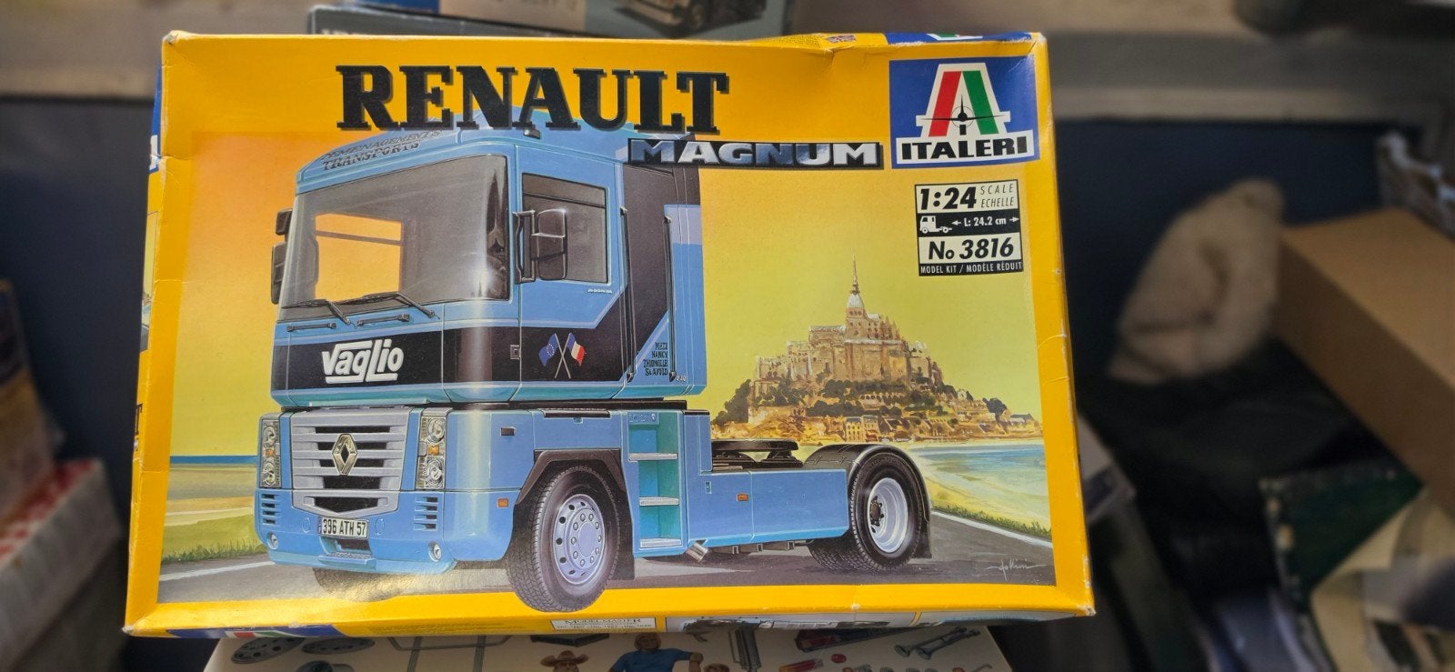 Renault Magnum Italeri 1:24 Modelbouw Truck, Italeri, 1:32 tot 1:50, Nieuw, Ophalen of Verzenden