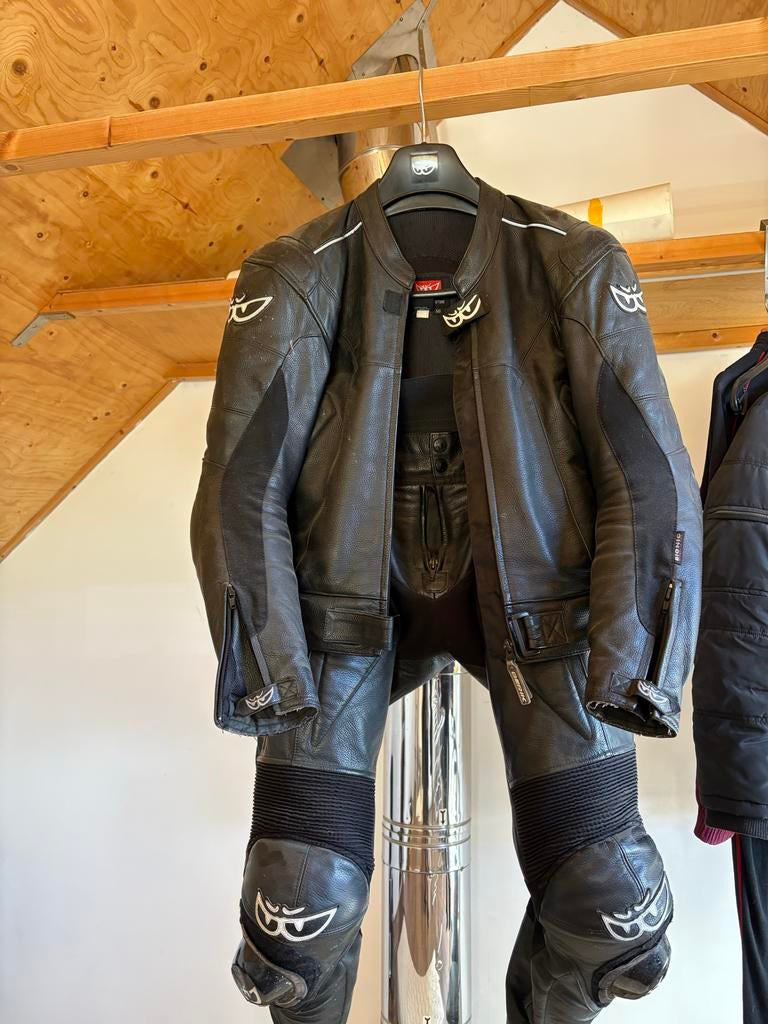 Berik leren motorpak - Maat 50, Ophalen, Tweedehands, Heren, Combipak