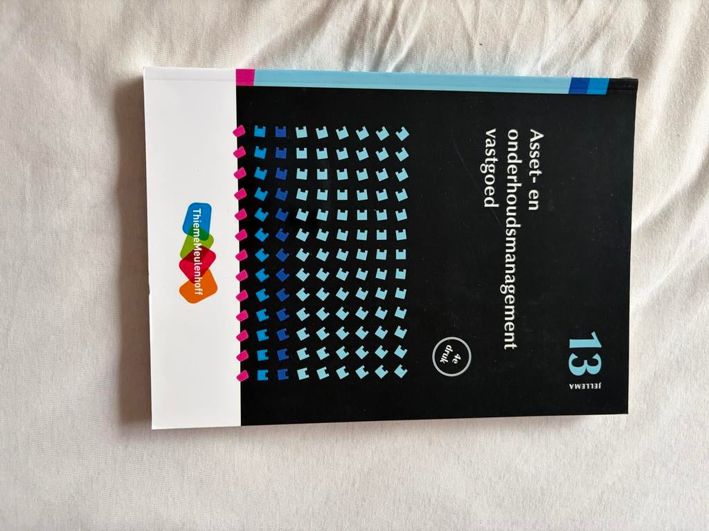 Asset- en onderhoudsmanagement vastgoed - Jellema 13, Boeken, Ophalen, Zo goed als nieuw, Bouwkunde