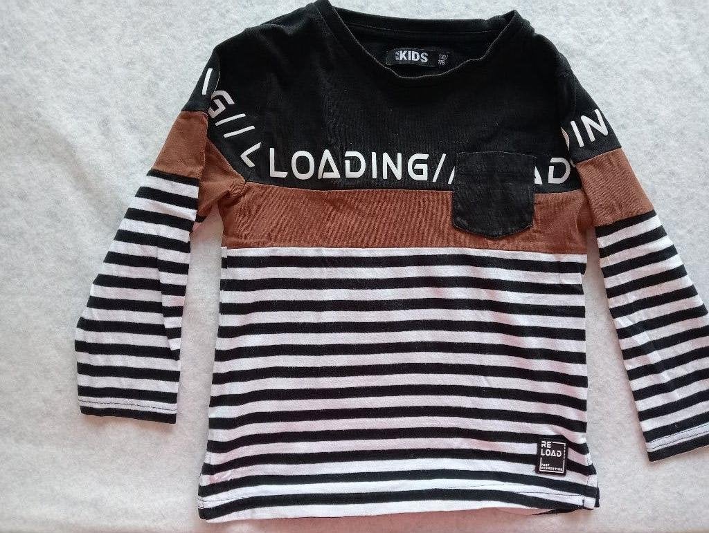 Shirt gestreept, maat 110/116, Kinderen en Baby's, Gebruikt, Europe Kids, Ophalen of Verzenden, Shirt of Longsleeve