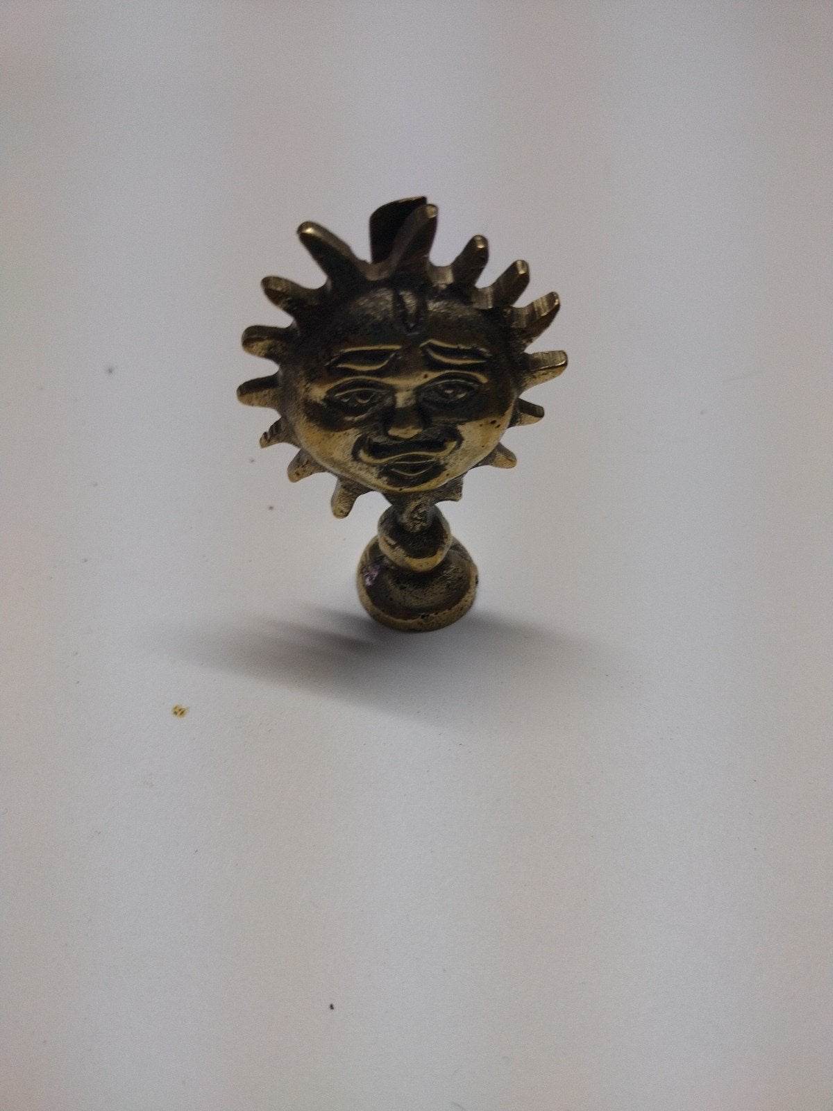 Messing Zon Gezicht Decoratie - 'Doing Goods', Ophalen of Verzenden