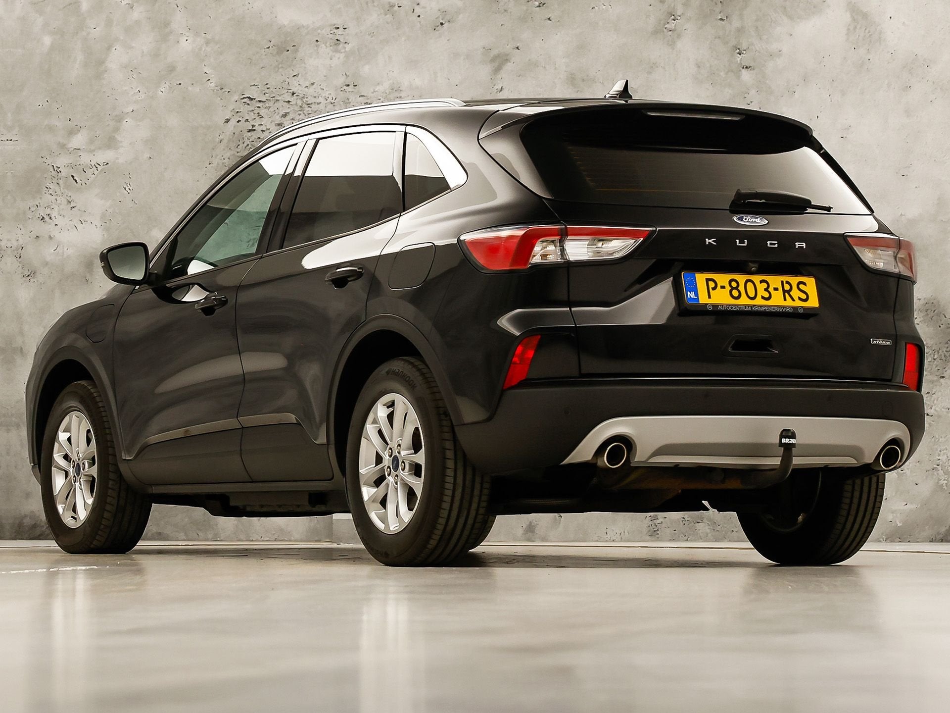 Ford Kuga 2.5 PHEV Titanium Sport 225Pk Automaat (VIRTUAL CO, Auto's, 12 maanden, Stof, Gebruikt, Zwart