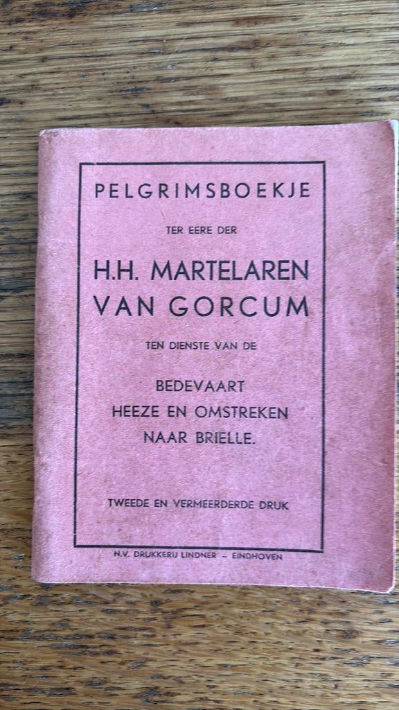 1937 boekje martelaren van gorcum, Ophalen of Verzenden, Gebruikt, Boek