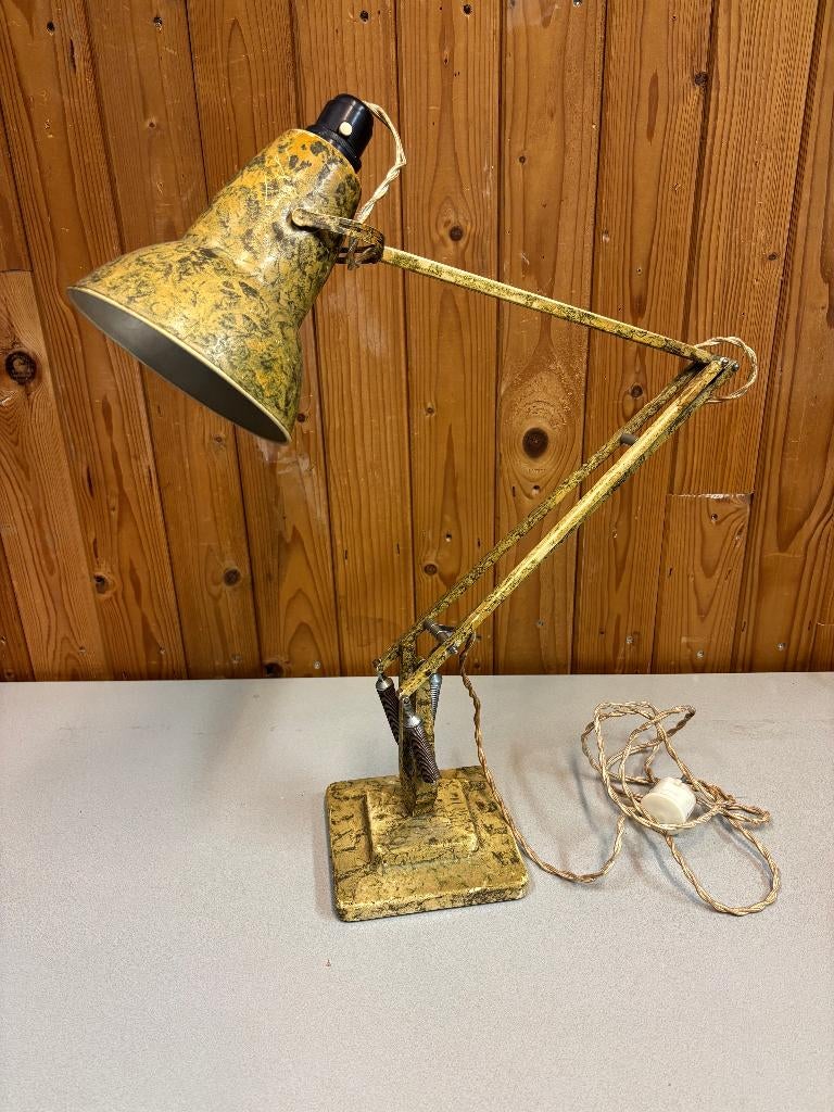Originele Herbert Terry Anglepoise 1227 – Gold Scumble  1940, Ophalen, Gebruikt, 50 tot 75 cm, Vintage , design , antiek , kunst , english