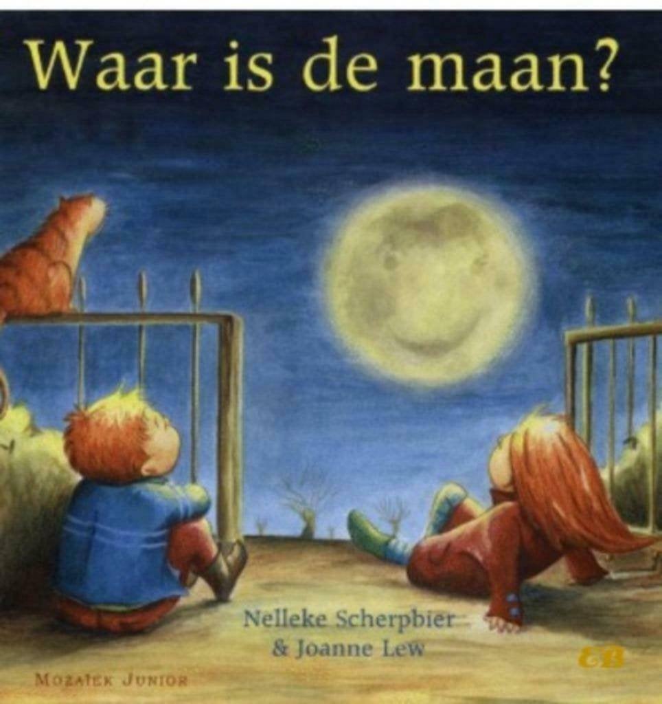 Waar is de maan? - Nelleke Scherpbier Ill: Joanne Lew, Fictie algemeen, Jongen of Meisje, Ophalen of Verzenden, Zo goed als nieuw