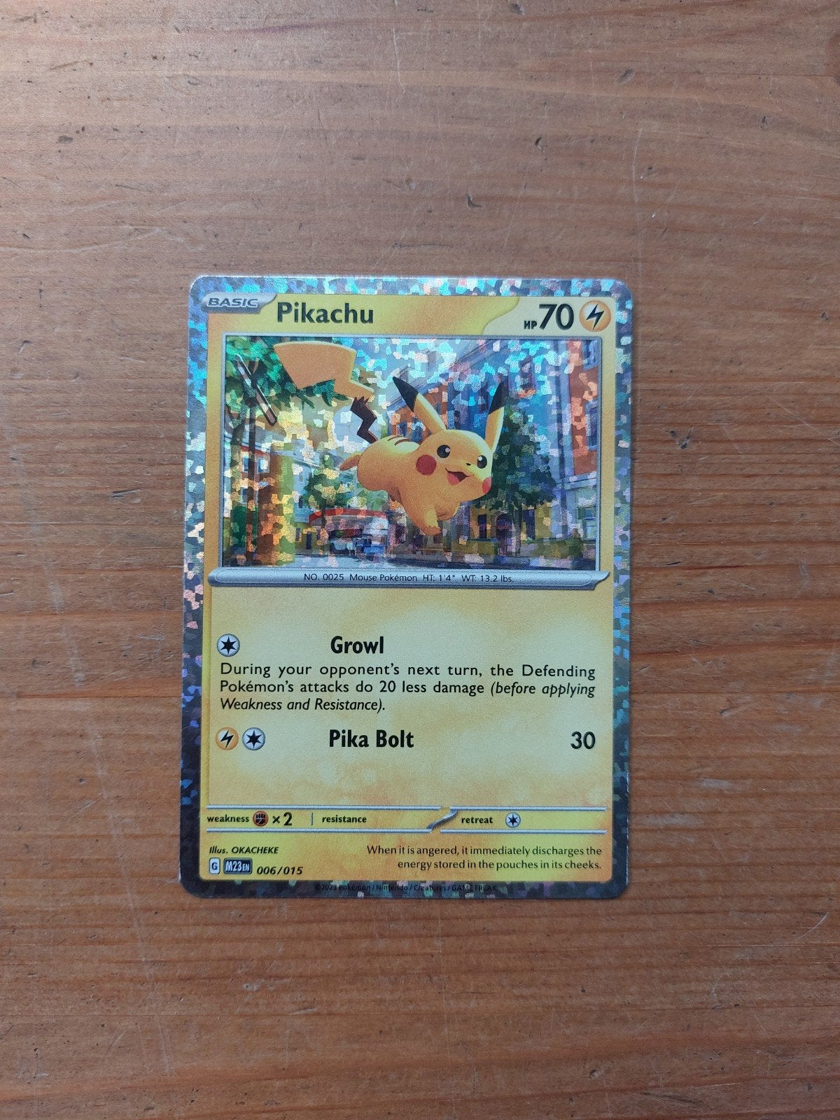 Pikachu Pokemon kaart mcdonalds 2023, Ophalen of Verzenden