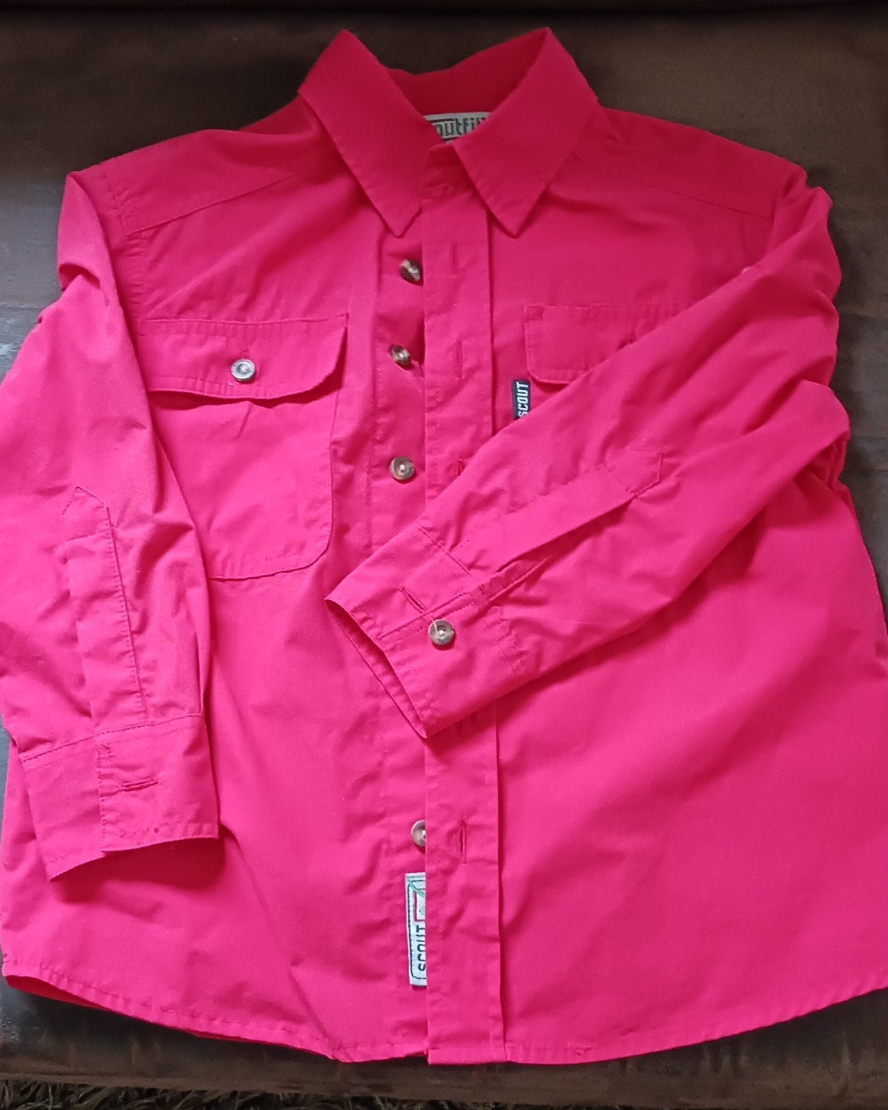 scouting, bever blouse maat 122, Ophalen of Verzenden, Zo goed als nieuw, Kleding