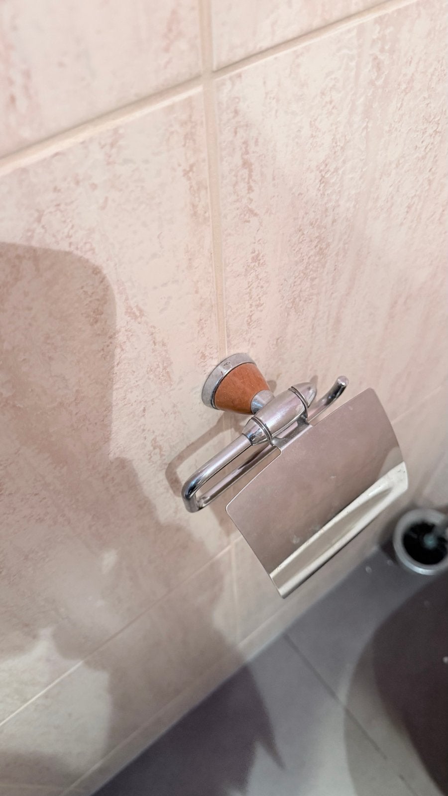 Tiger Toiletset met spiegel en houten accenten, Gebruikt, Bruin, Overige merken, Ophalen