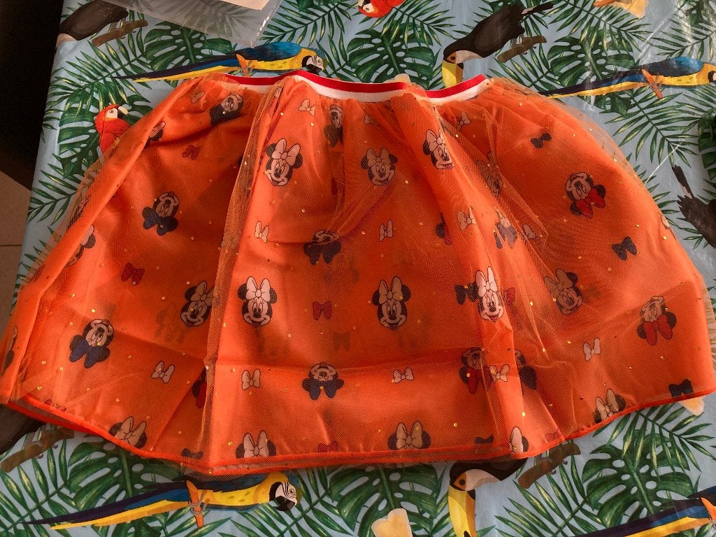 Nieuwe Minnie Mouse Tutu - maat 128 / 134, Ophalen of Verzenden, Nieuw, Meisje, Jurk of Rok