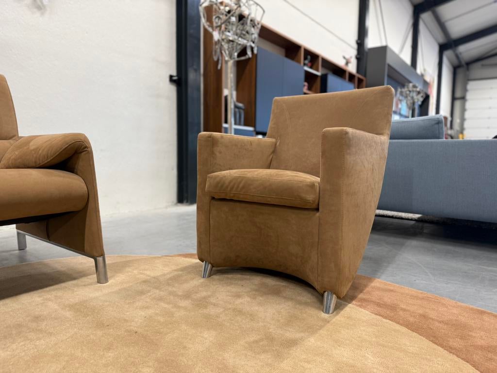 Leolux Dolcinea Fauteuil Alcantara stof Design stoel