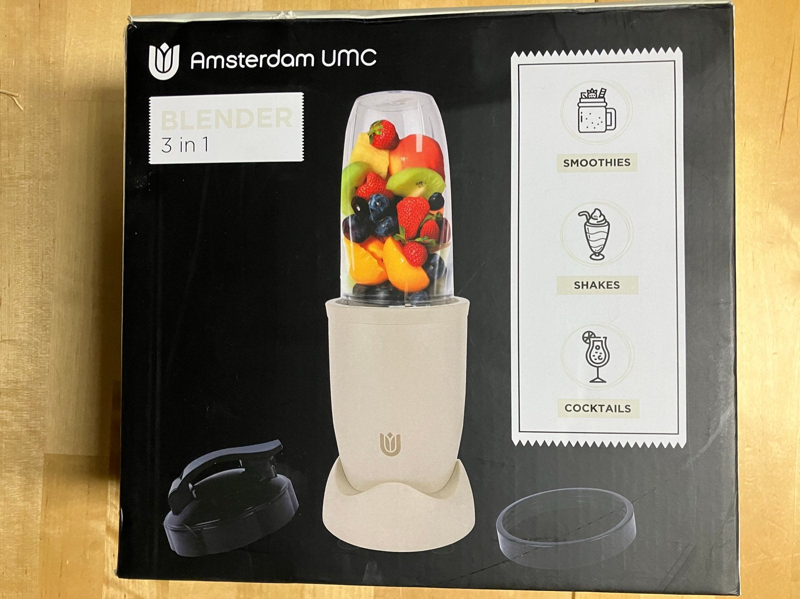 Amsterdam UMC Blender 3-in-1 - 900W, Ophalen of Verzenden, Nieuw, Blender