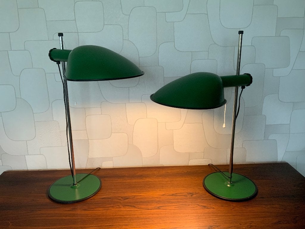 2 Vintage Tafellampen Fagerhult model Victor, Ophalen of Verzenden, Gebruikt, Verstelbaar, Vintage
