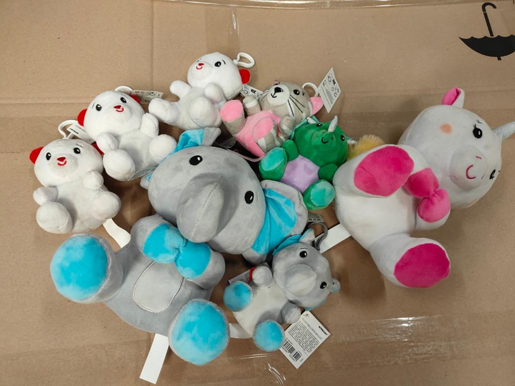 Partij 8 Nieuwe Knuffels: Ballon Gewichten, Onbekend, Nieuw, Ophalen of Verzenden, Onbekend