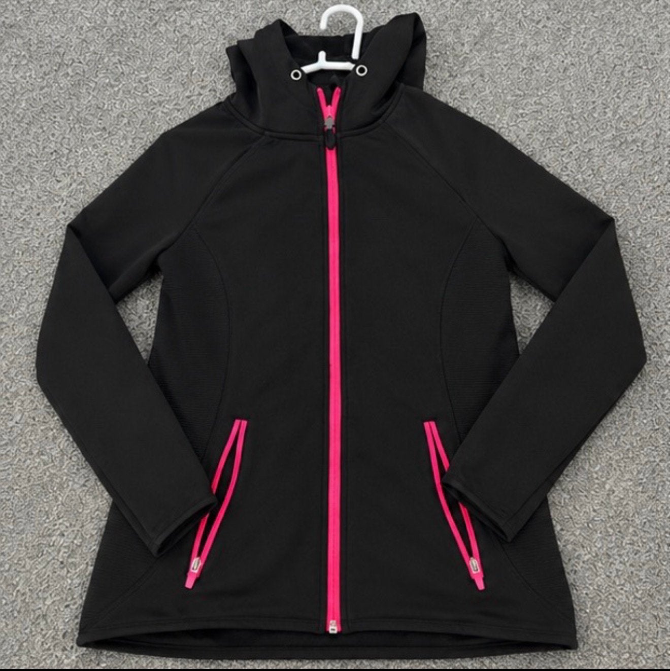 Zwarte softshell jas sportjas, Ophalen of Verzenden, Zo goed als nieuw, Jack