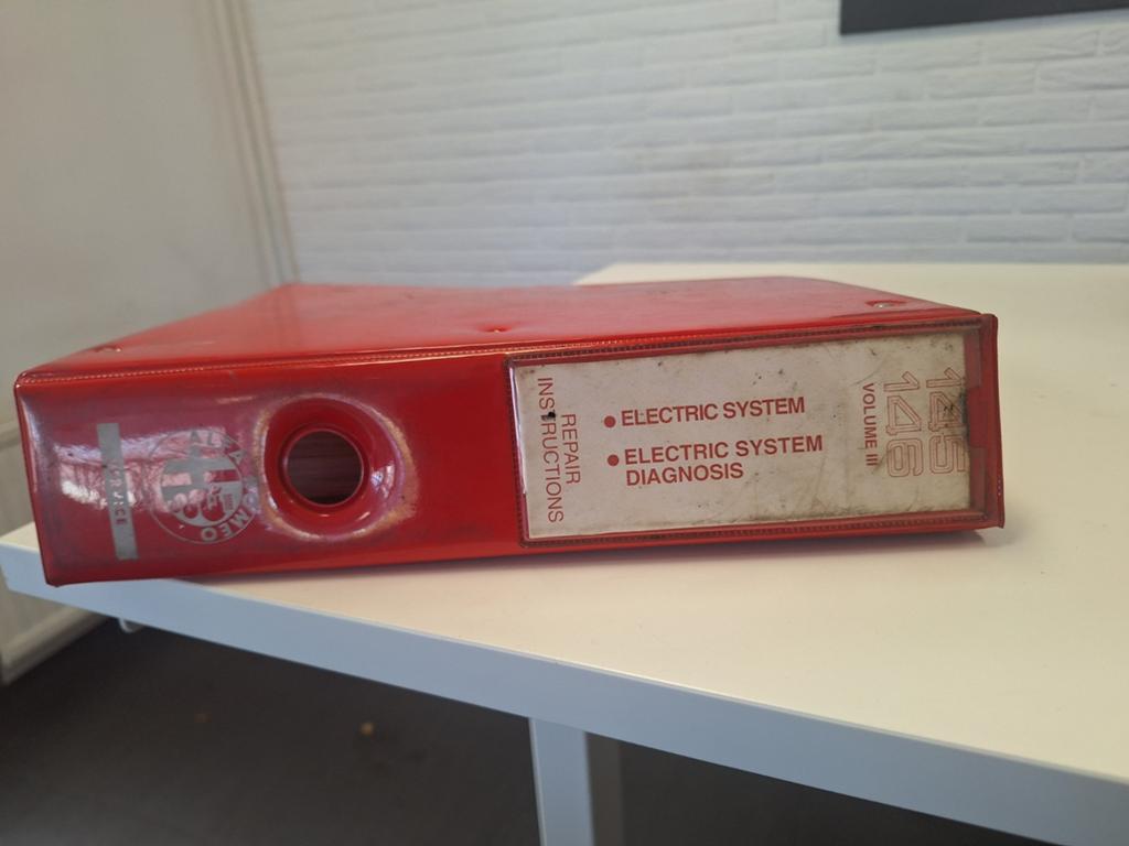 Alfa Romeo 145/146 Werkplaatshandboek Elektrisch Systeem, Ophalen of Verzenden