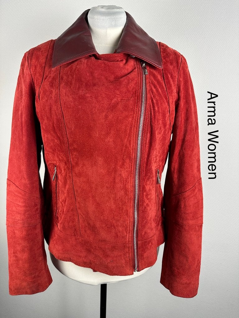 Arma Women Leren Jas  (mt: 46) 28,3/9585, Bruin, Maat 46/48 (XL) of groter, Arma Women, Ophalen of Verzenden