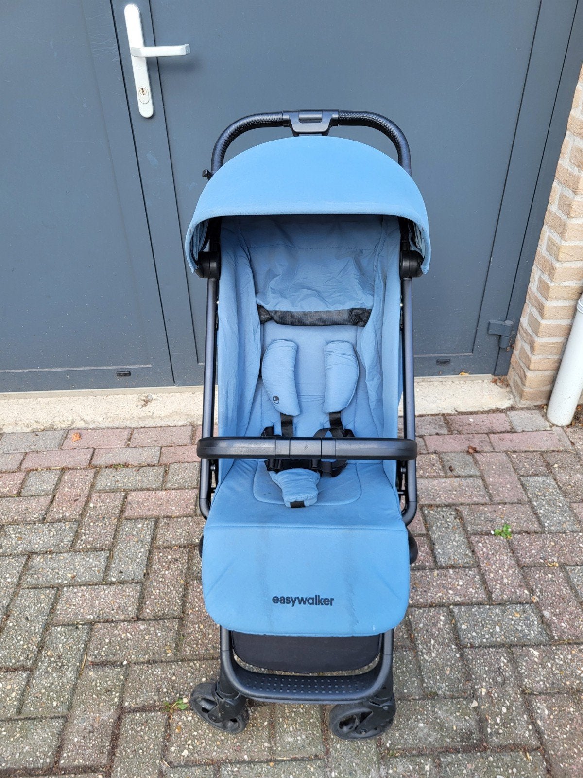 Blauwe Easywalker Miley Buggy, Ophalen, Gebruikt, Overige merken, Regenhoes