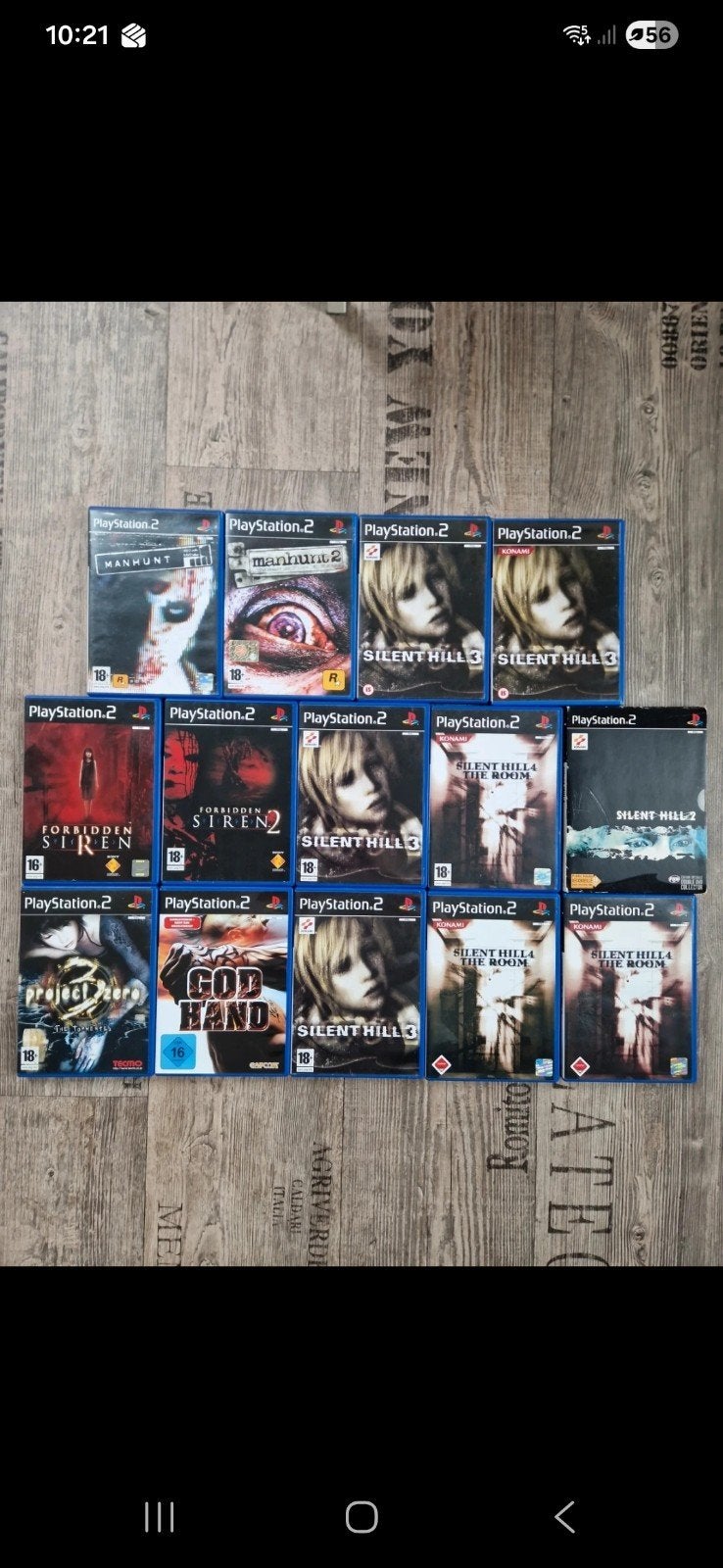 Ps2 Horror Games #Lot14 Te Koop., Avontuur en Actie, Vanaf 18 jaar, 1 speler, Ophalen of Verzenden