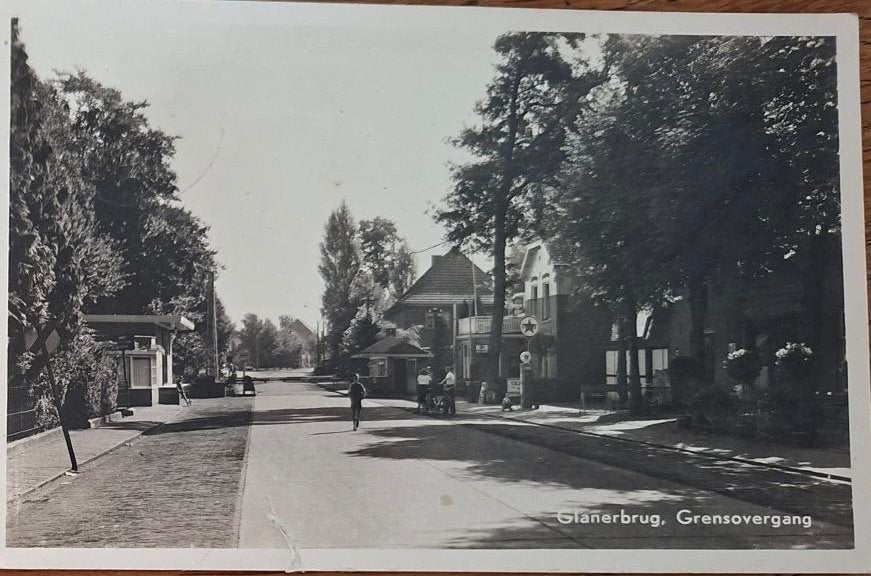 Glanerbrug- Grensovergang, Verzenden, 1940 tot 1960, Gelopen, Overijssel