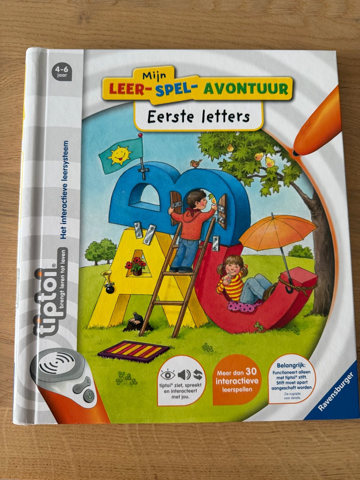 Tiptoi Mijn Leer-Speel-Avontuur: Eerste letters (4-6 jaar), Boeken, Ophalen of Verzenden, Zo goed als nieuw, Uitklap-, Voel- of Ontdekboek