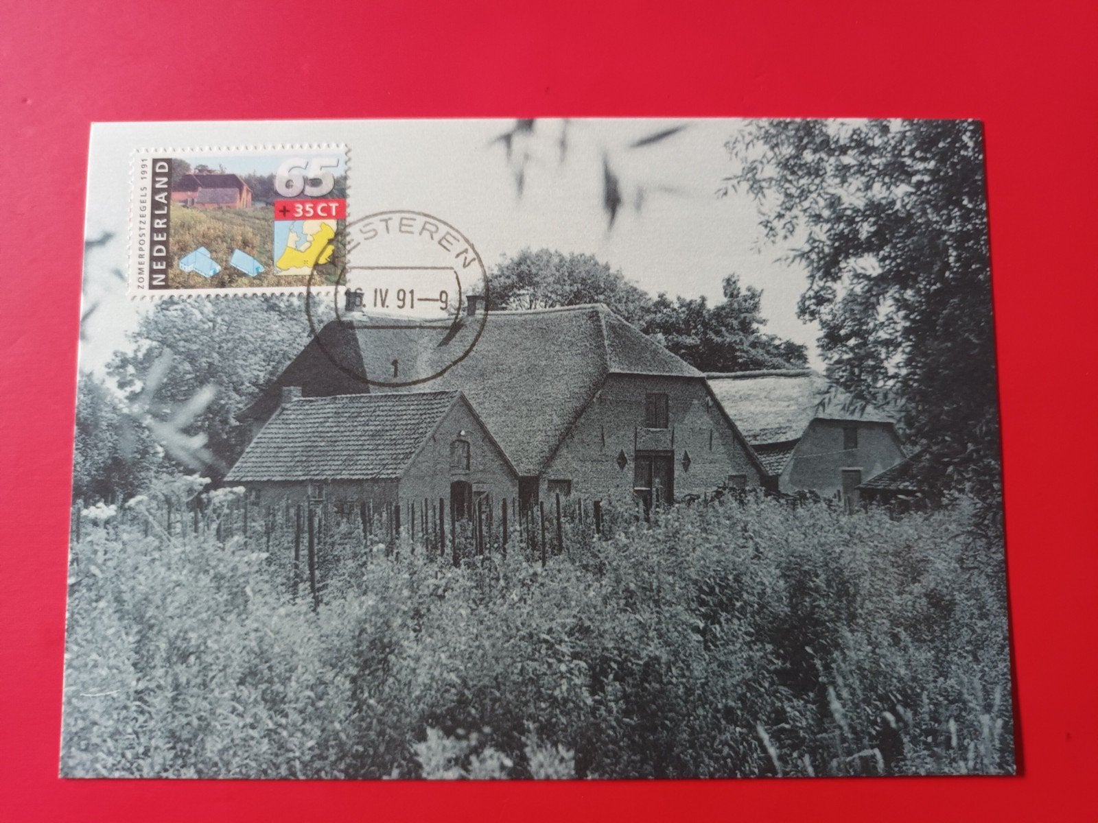 Zomerpostzegelkaart 1991, Kesteren (Gelderland), Verzamelen, Ophalen of Verzenden, Ongelopen, Gelderland