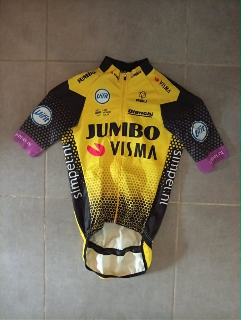 Wielershirt Jumbo - Visma 2019 TDF, S, Gebruikt, Heren, Ophalen of Verzenden