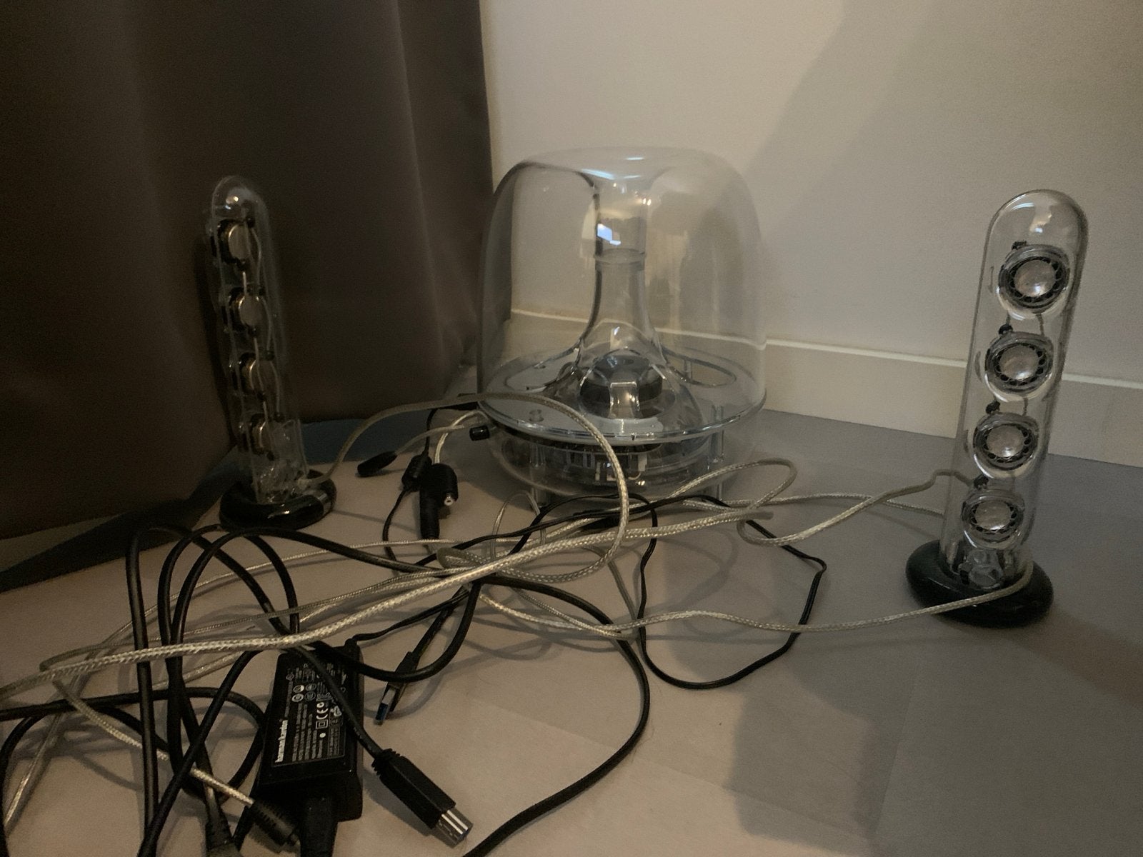 Harman Kardon SoundSticks III 2.1 Speakerset, Audio, Tv en Foto, Luidsprekers, Gebruikt, Speakerset, Ophalen of Verzenden, AUX-ingang
