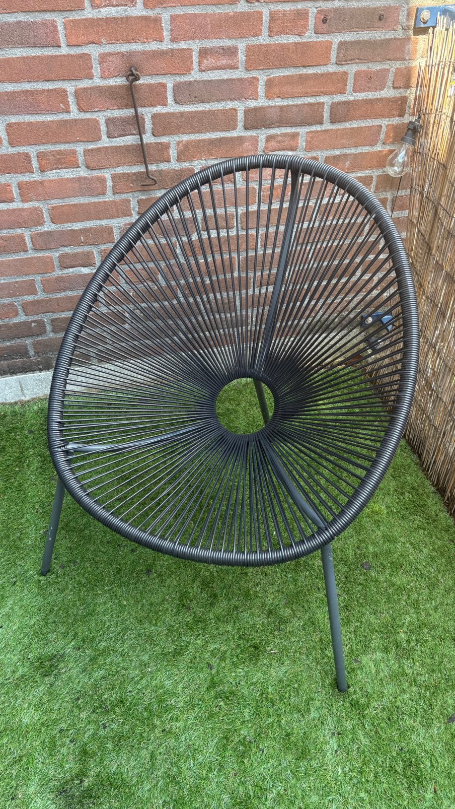 Xenos tuin stoel, Ophalen, Zo goed als nieuw, Metaal, Stapelbaar