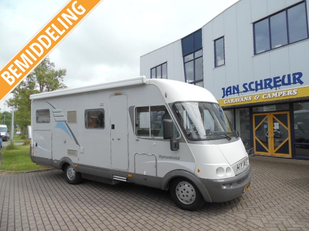 Hymer B klasse 644 G Zeer Mooie Familie Camper, Caravans en Kamperen, Chemisch toilet, 6 tot 7 meter, Bedrijf, Hymer