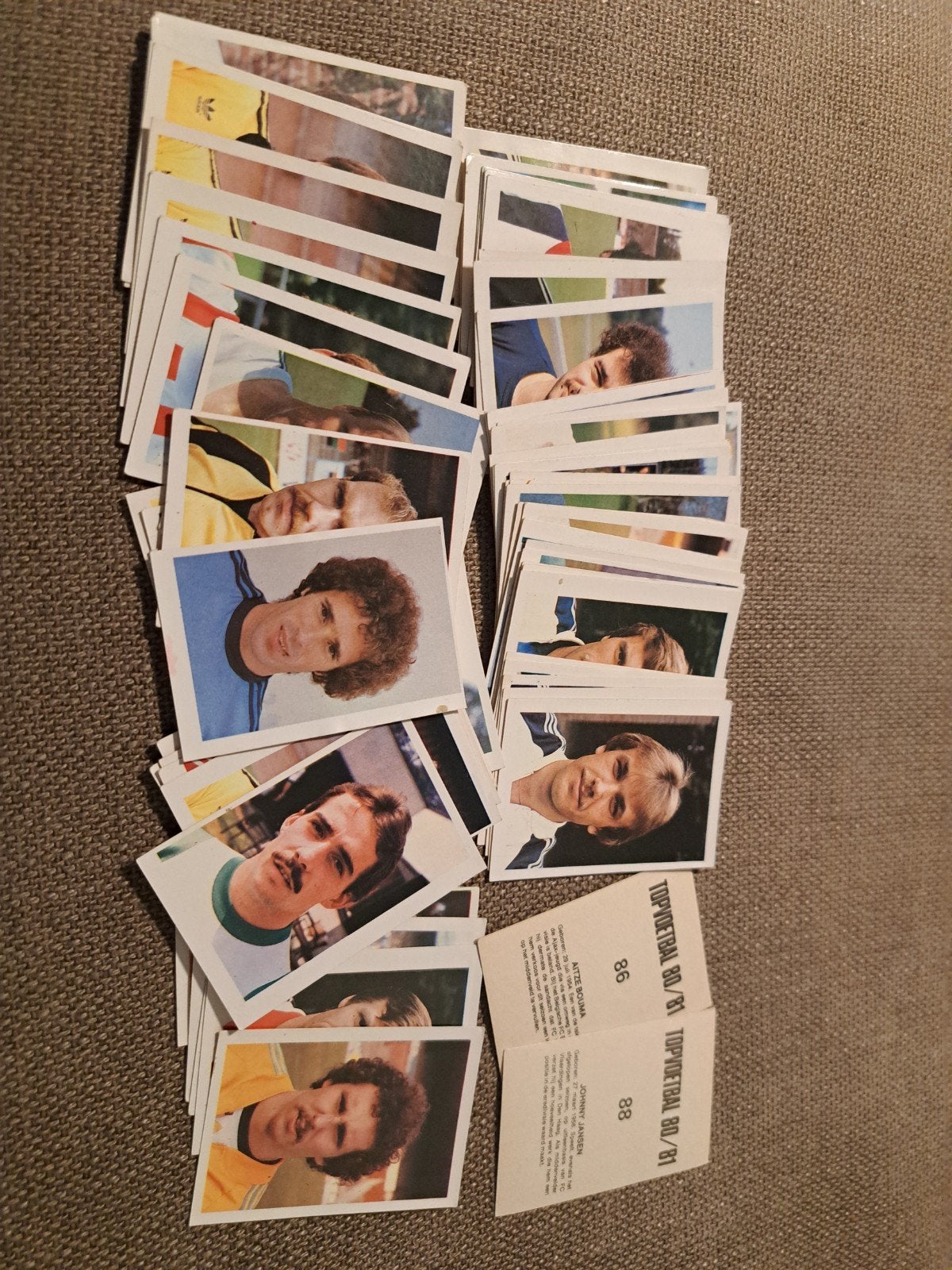 Panini/ vanderhout topvoetbal 80 81   79x, Ophalen of Verzenden
