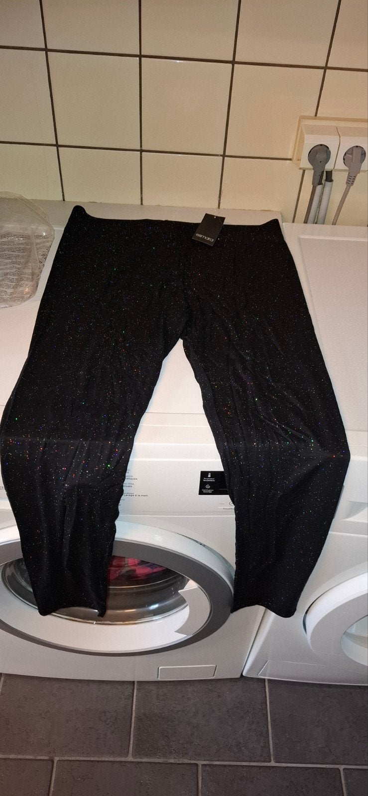 Glitter legging in verpakking, Kleding | Dames, Ophalen of Verzenden, Nieuw, Zwart, Legging
