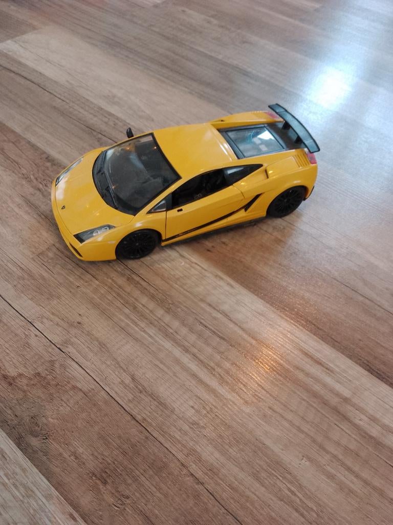 Gele Lamborghini modelauto, Ophalen of Verzenden, Gebruikt, Auto