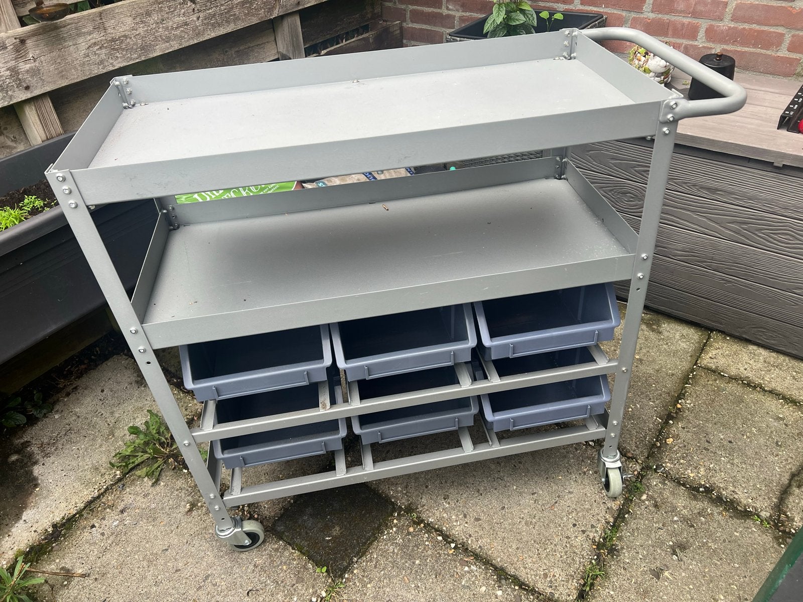 HBM Werkplaatswagen / Gereedschapswagen met lades, Doe-het-zelf en Verbouw, Ophalen, Zo goed als nieuw