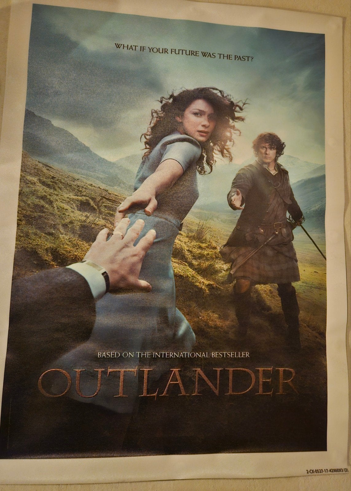 Outlander posters Season 1,3,4, Ophalen of Verzenden, Zo goed als nieuw, A1 t/m A3, Canvas of Doek