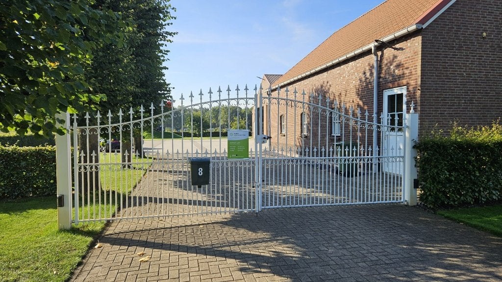 Te koop: grote toegangspoort (ophalen), Tuin en Terras, Ophalen, Gebruikt, 200 cm of meer, IJzer