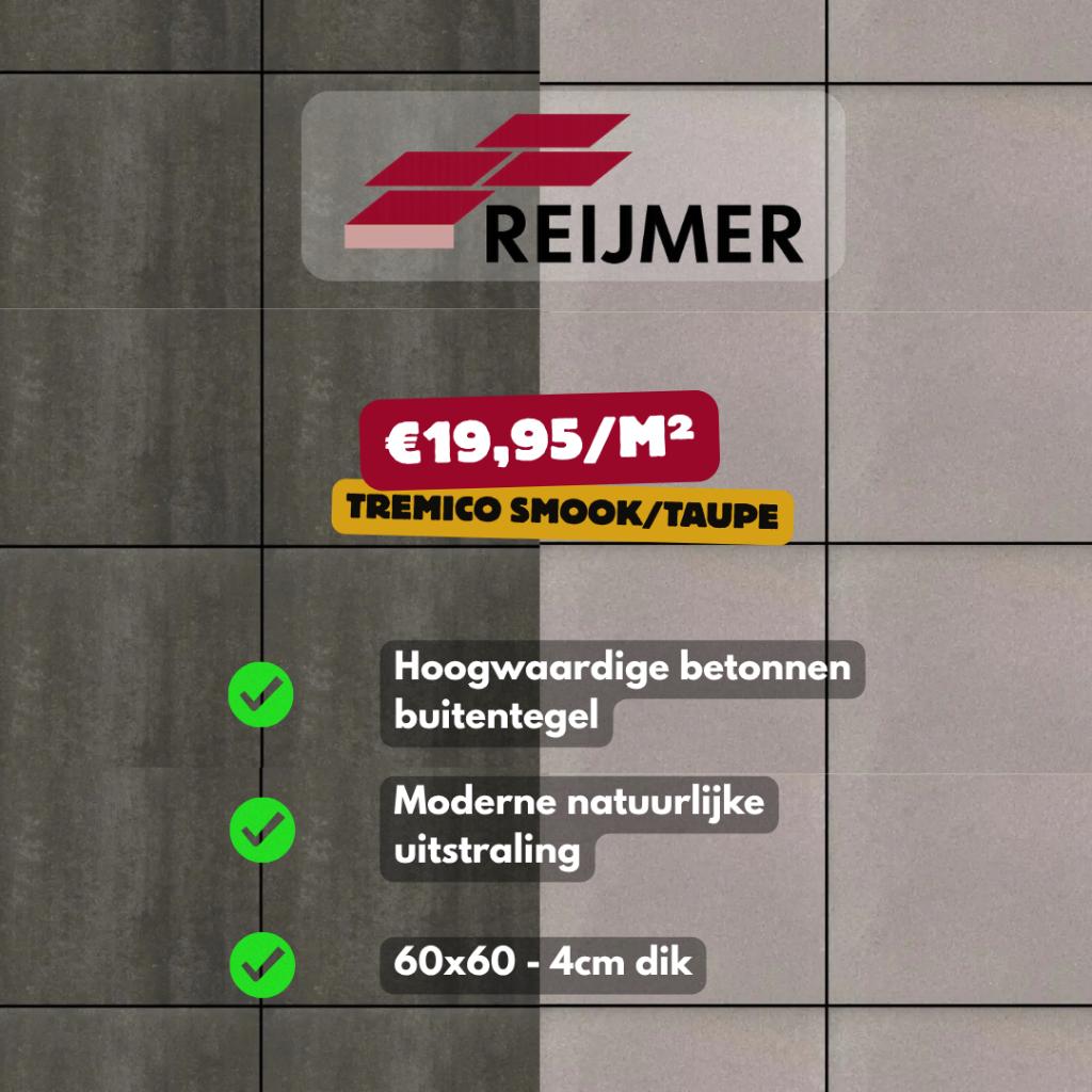 Tremico Toppers | €19,95/M², Ophalen, Nieuw, 10 m² of meer, Reijmer Sierbestrating