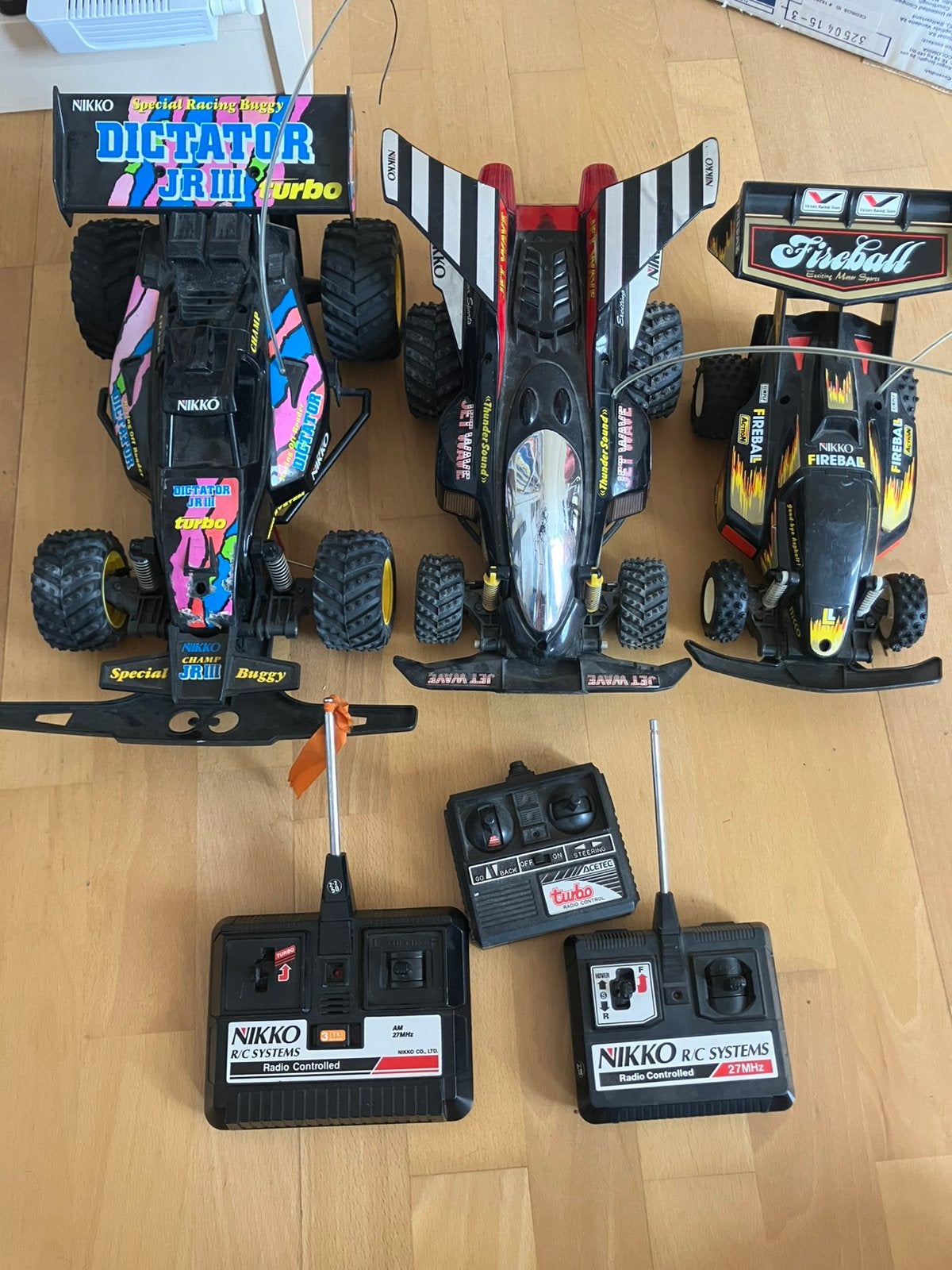Nikko dictator fireball jet wave radiografische auto, Ophalen of Verzenden, Gebruikt, Elektro, Auto offroad