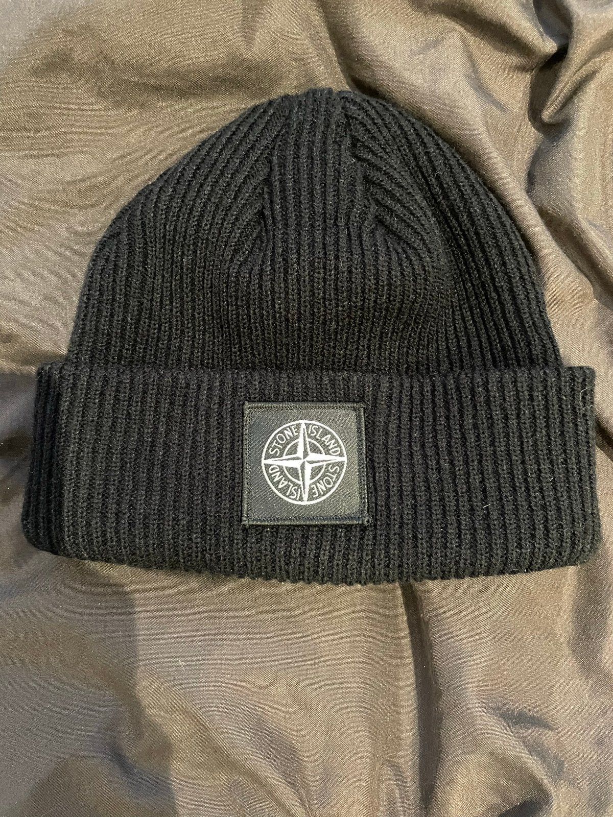 Stone Island Muts Zwart, Kleding | Heren, Mutsen, Sjaals en Handschoenen, Verzenden, Nieuw, Overige maten, Muts