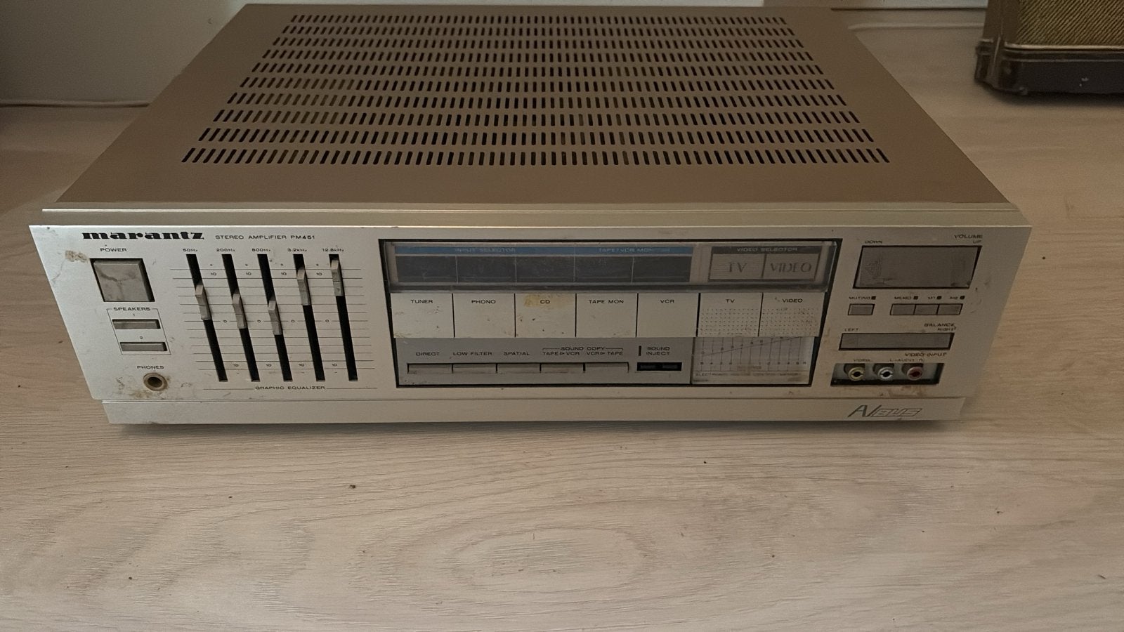 Marantz Stereo Amplifier PM441 - Vintage Receiver, Audio, Tv en Foto, Gebruikt, 60 tot 120 watt, Stereo, Ophalen